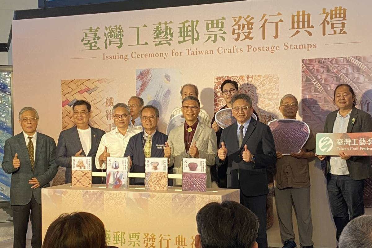 「特761臺灣工藝郵票」的發行，是「2025臺灣工藝季」系列活動的重要亮點之一。