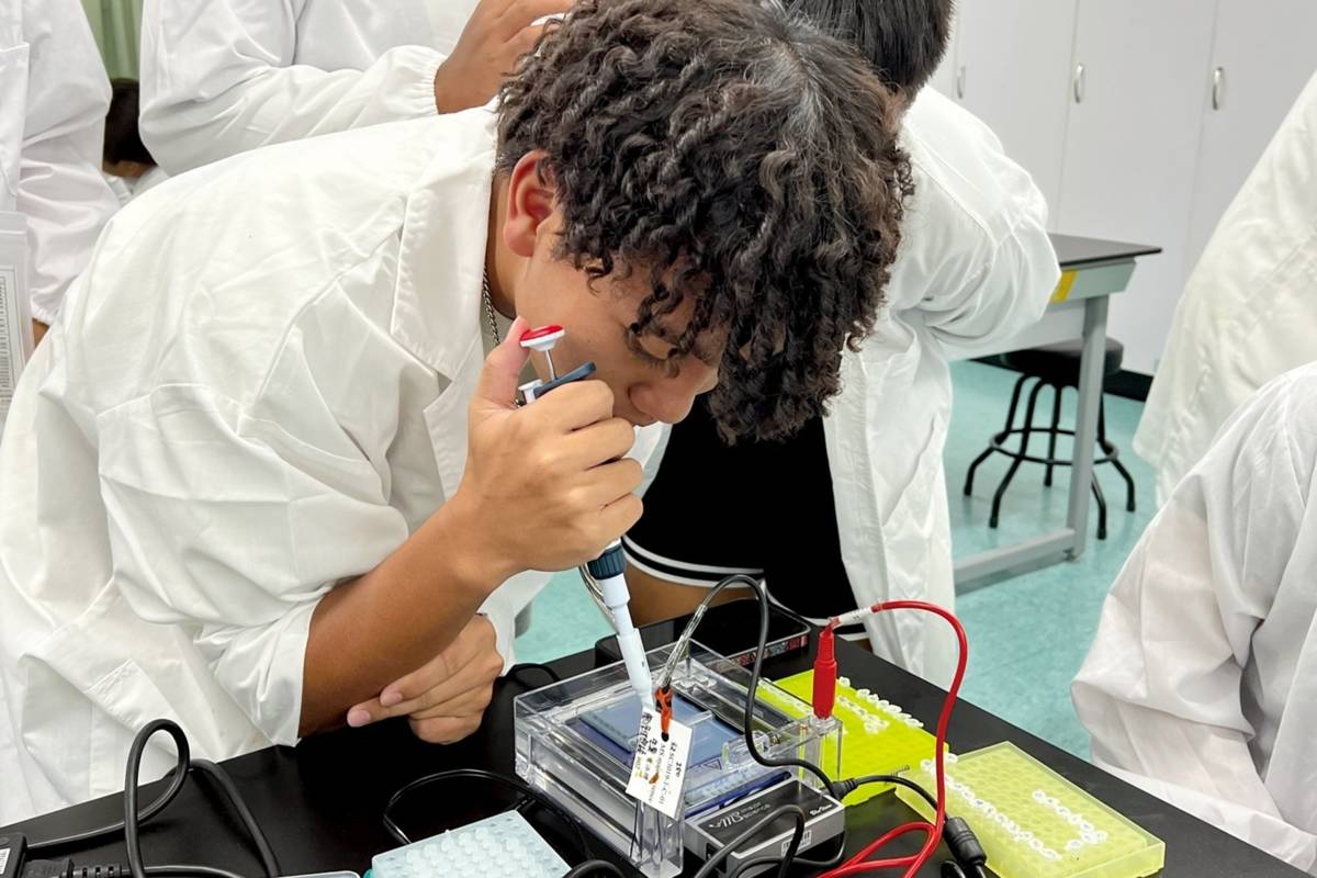 生物科營隊實驗課程實況