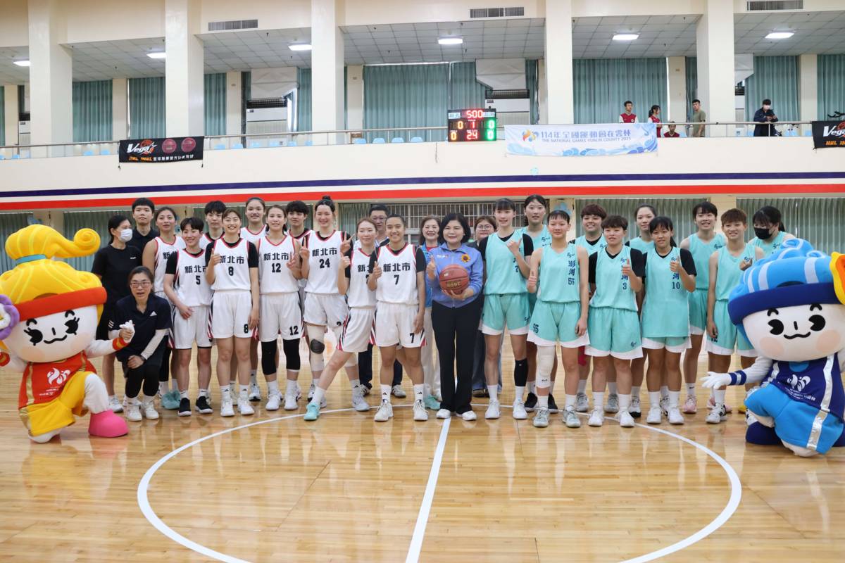 114年全國運籃球女子資格賽在石榴國中開打（圖源：雲林縣政府）