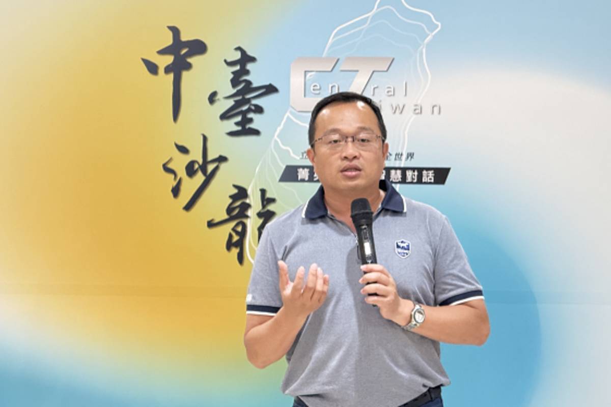作者林宗德老師致詞