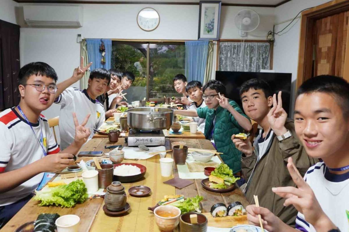 學生入住接待家庭，體驗日本居家生活。(新竹市政府提供)