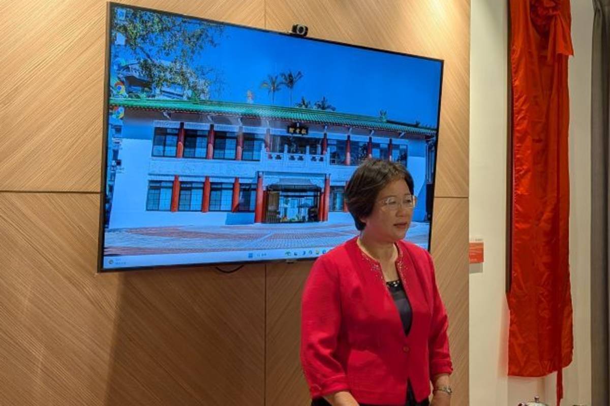 教育廣播電臺黃月麗臺長表示，獻堂館內建置聲音故事館，保存和宣揚文化資產

