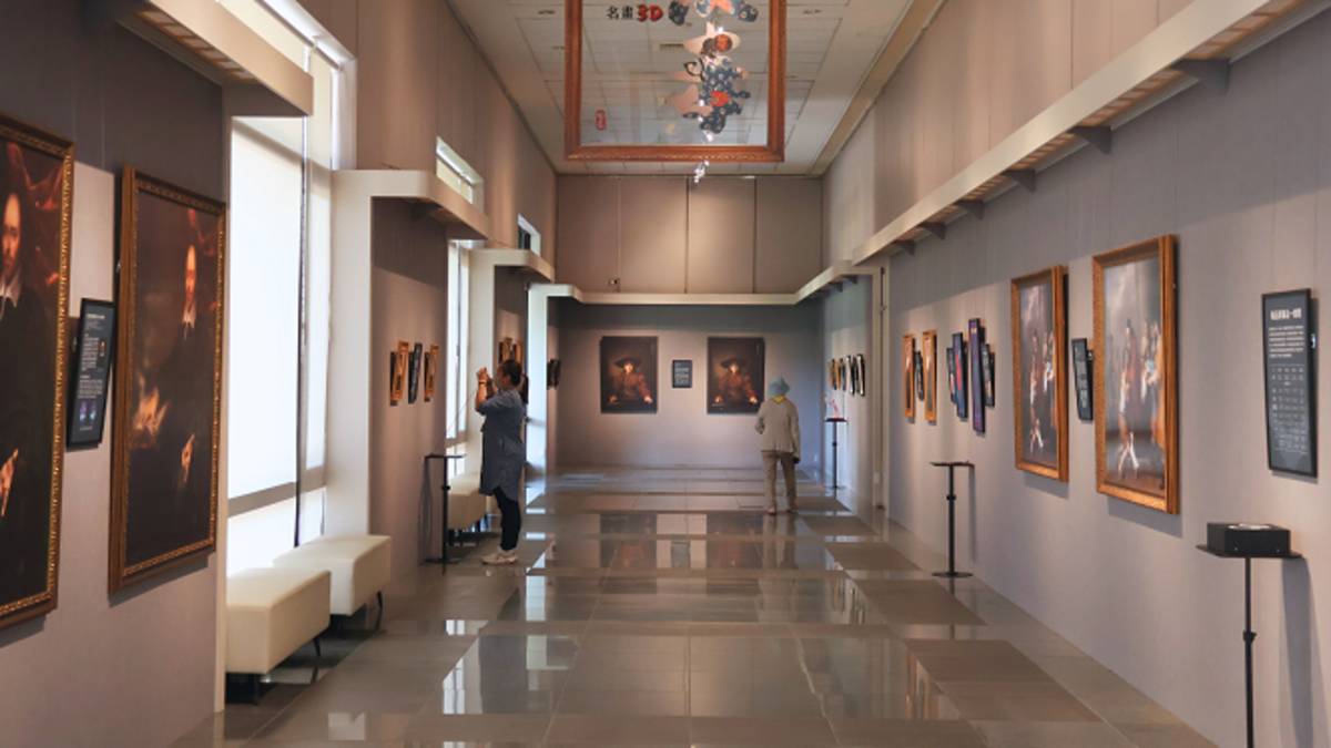 《名畫3D反毒特展》即日起至2026年4月5日，於人類文化廳2樓迴廊展示區展出，邀請大家共同參與這場融合藝術創意與反毒教育的展覽。照片提供／國立自然科學博物館