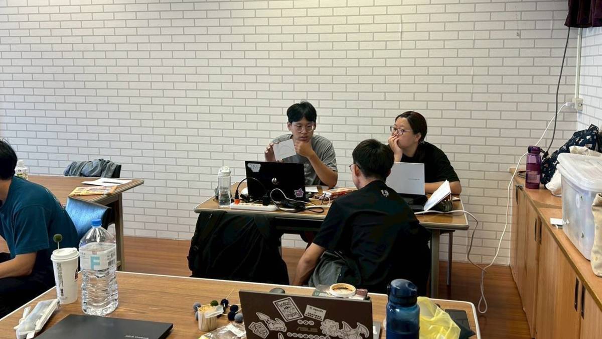 學生們集訓為國際志工做準備