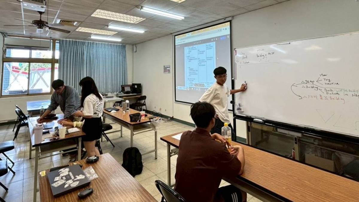 學生們集訓為國際志工做準備
