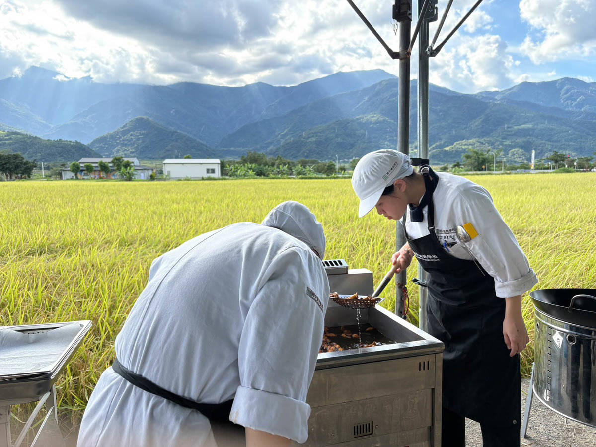 花蓮富里鄉農會「稻浪私廚」活動，運用在地食材設計菜色