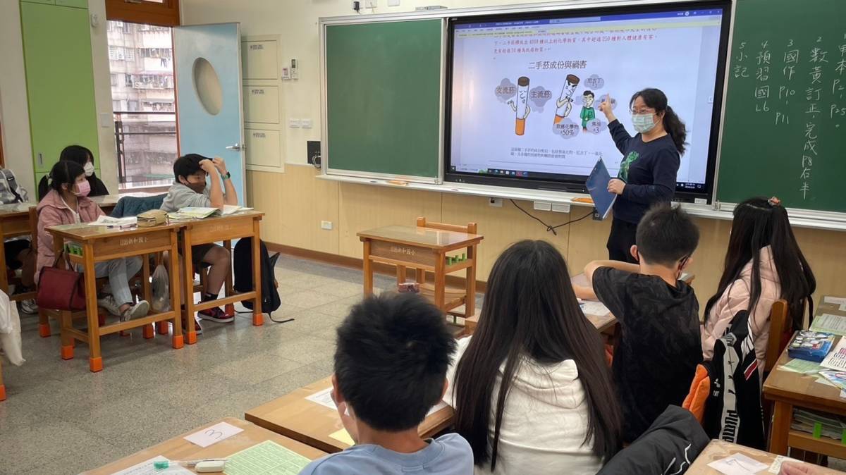 112學年度「健康促進學校輔導計畫前後測成效評價成果報告評選」-佳作-臺北市萬華區新和國民小學-六年級性教育菸檳防制衛教