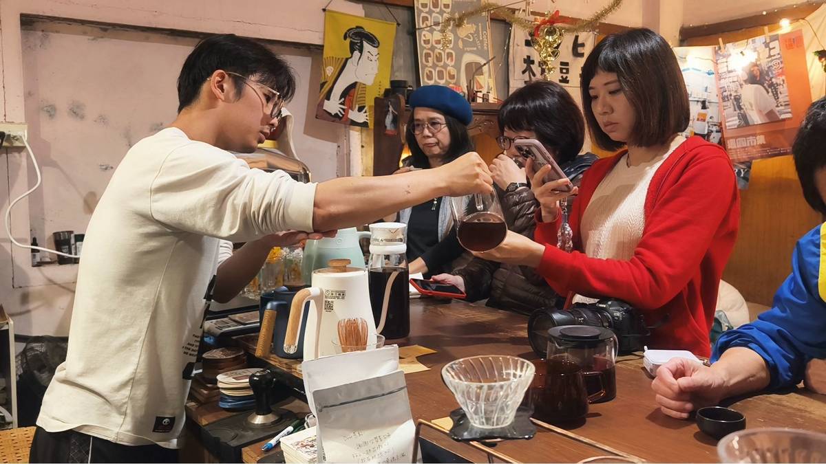 員林老樹咖啡店體驗手沖咖啡