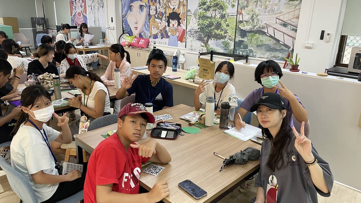 北藝大攜手寶桑國中推美術營玩出新視野(照片由北藝大團隊提供)