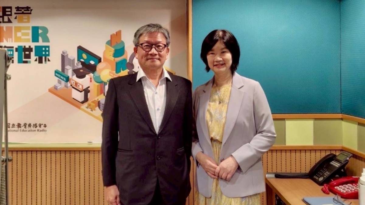吳當傑秘書長  謝若男主持人