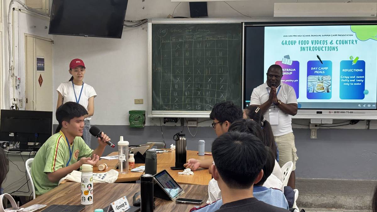 外籍教師+HARRIS與三民高中的雙語師資團隊共同設計與教學