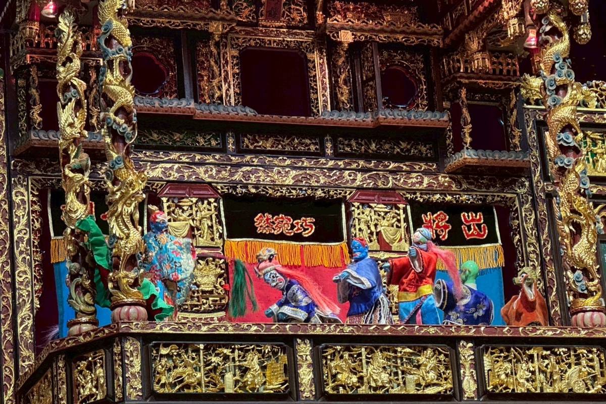 北市平等國小巧宛然掌中戲團以《哪吒鬧東海》，為國際兒童交流音樂會揭開序幕


