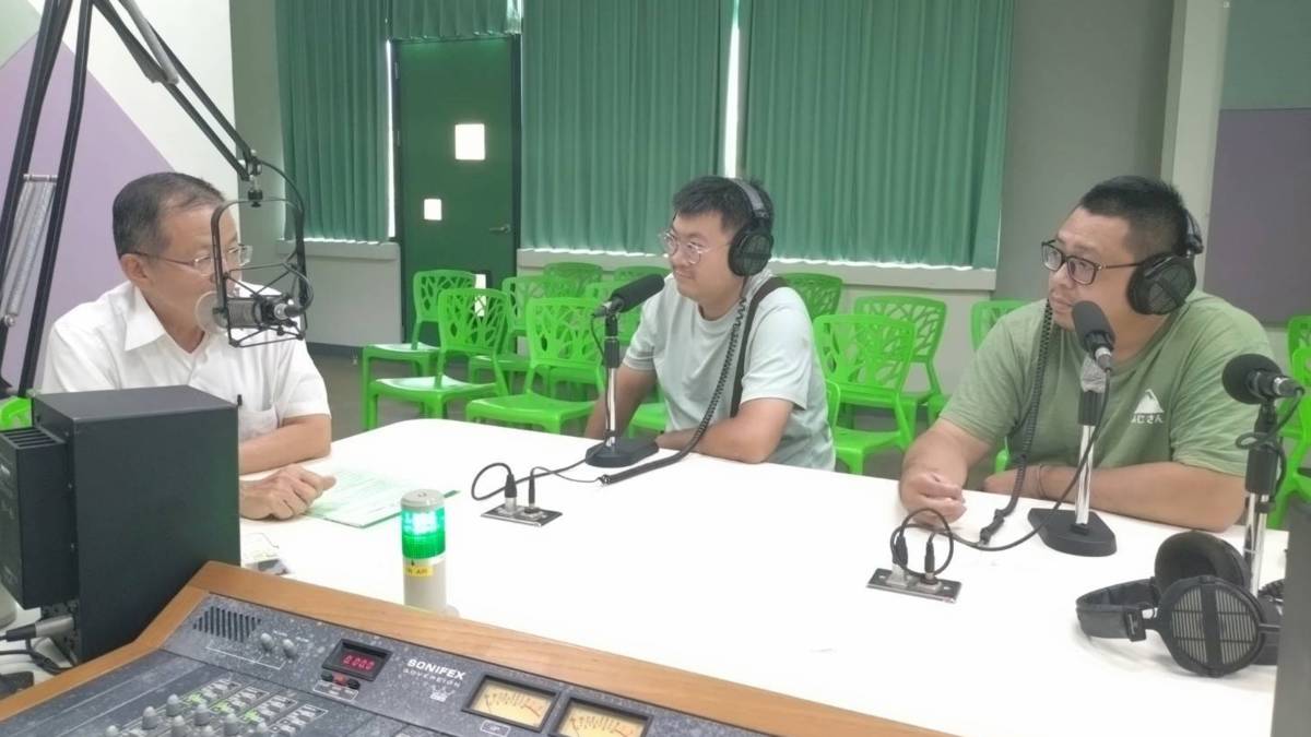 1140808陳進明校長訪問台南社大陳志軒經理及柯煜杰講師