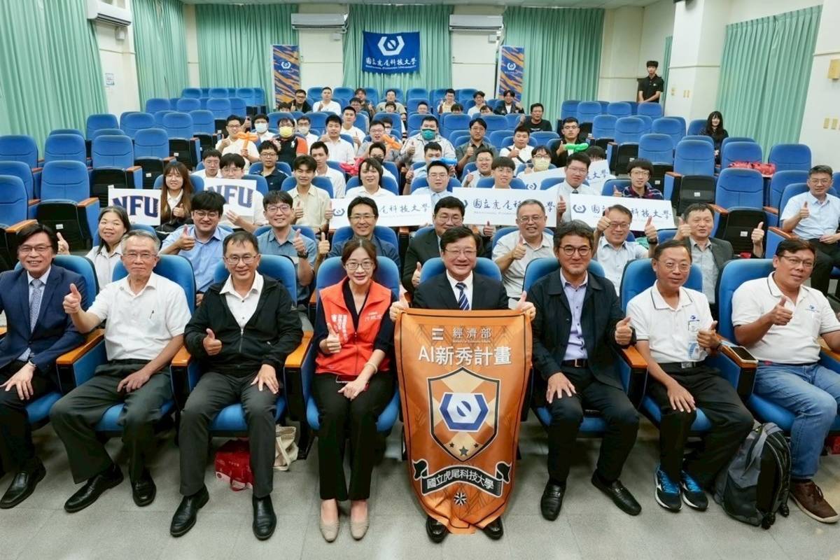虎尾科大執行經濟部「AI新秀計畫」，開辦無人機課程（圖源：虎尾科大）