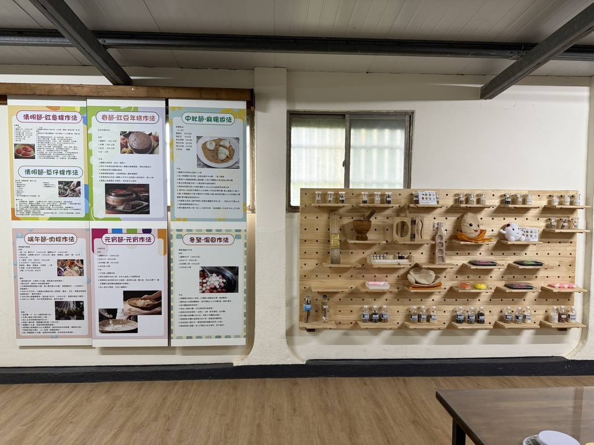 廣興國小食農教室展示文物和相關介紹