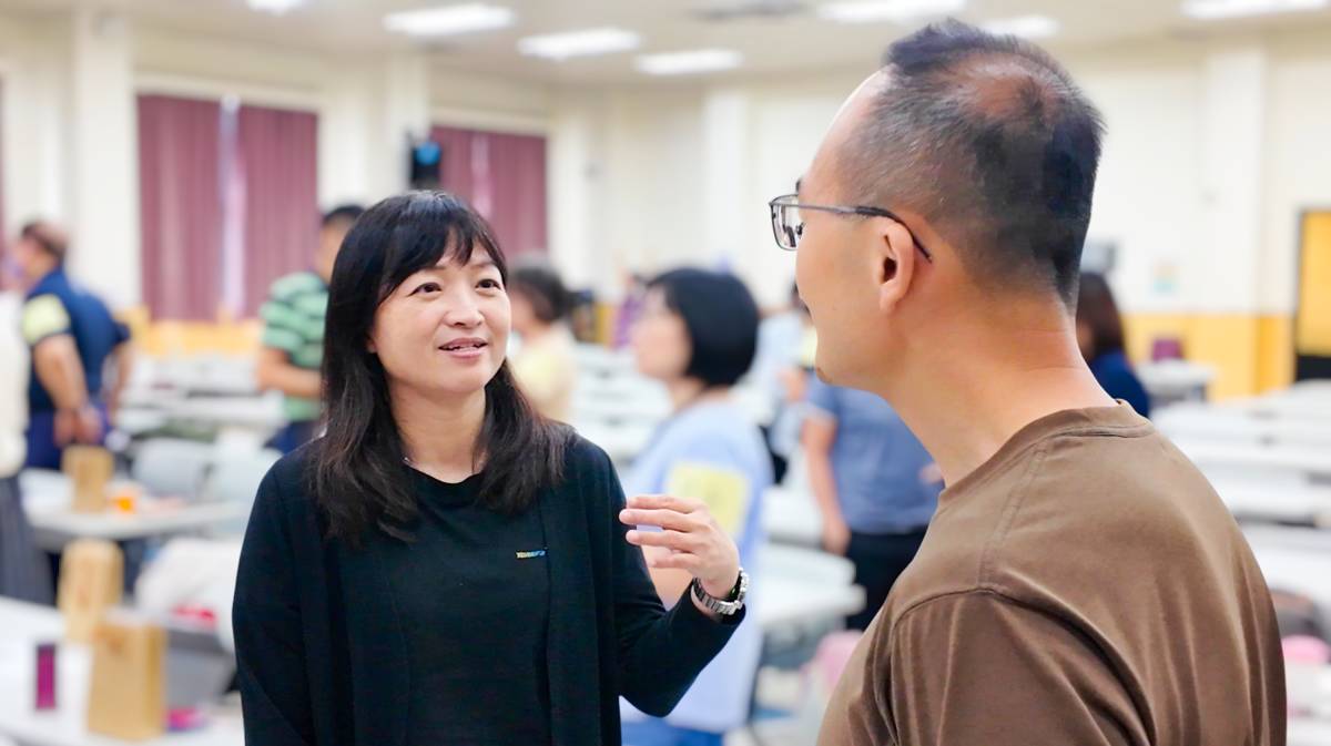 各縣市夥伴進行聆聽練習