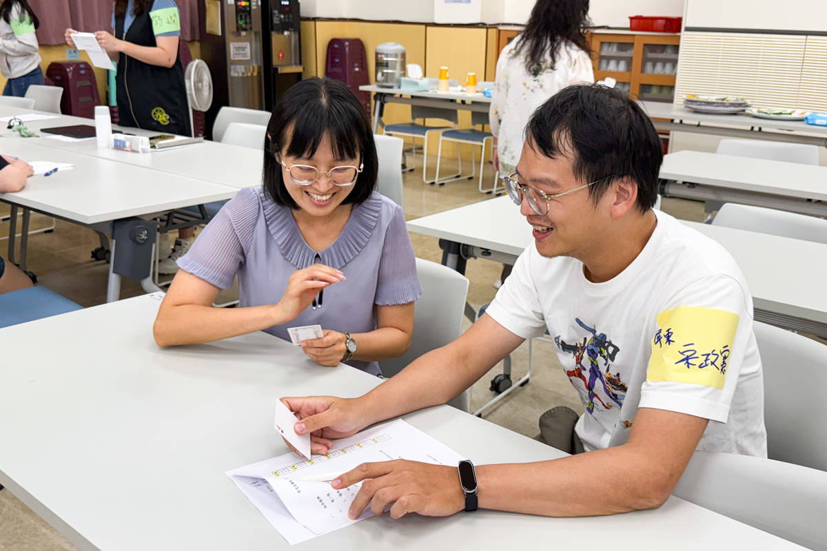 參與的夥伴都在活動中有滿滿的正能量