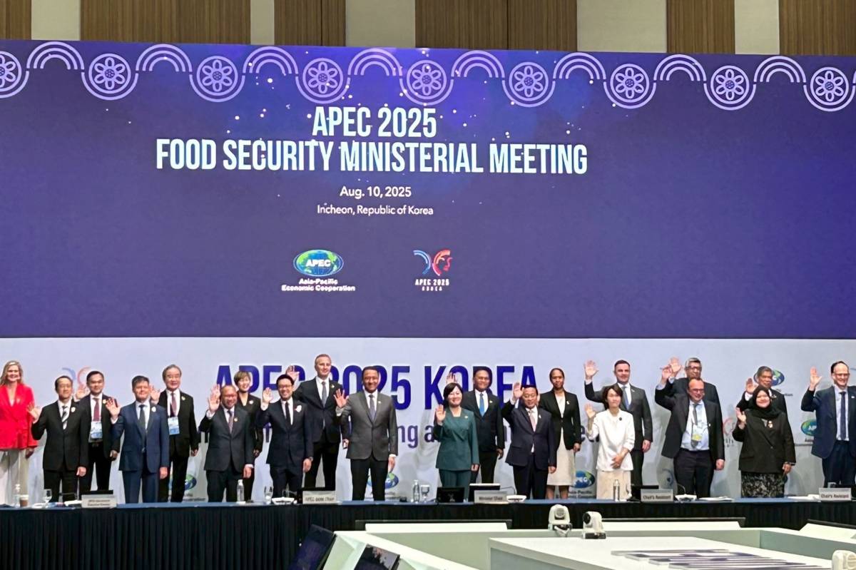 2025 APEC 第10屆糧食安全部長會議會員經濟體共同宣布部長宣言，透過AI農業升級，達成2030糧食安全目標
