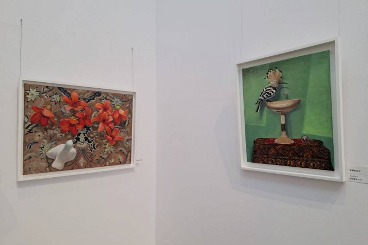 藝術家馮孝英帶來全新創作《呼喚CALLING》，即日起至8月17日於國美館多媒體講堂外走廊展出。