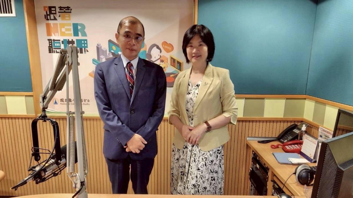 謝建新主委  謝若男主持人