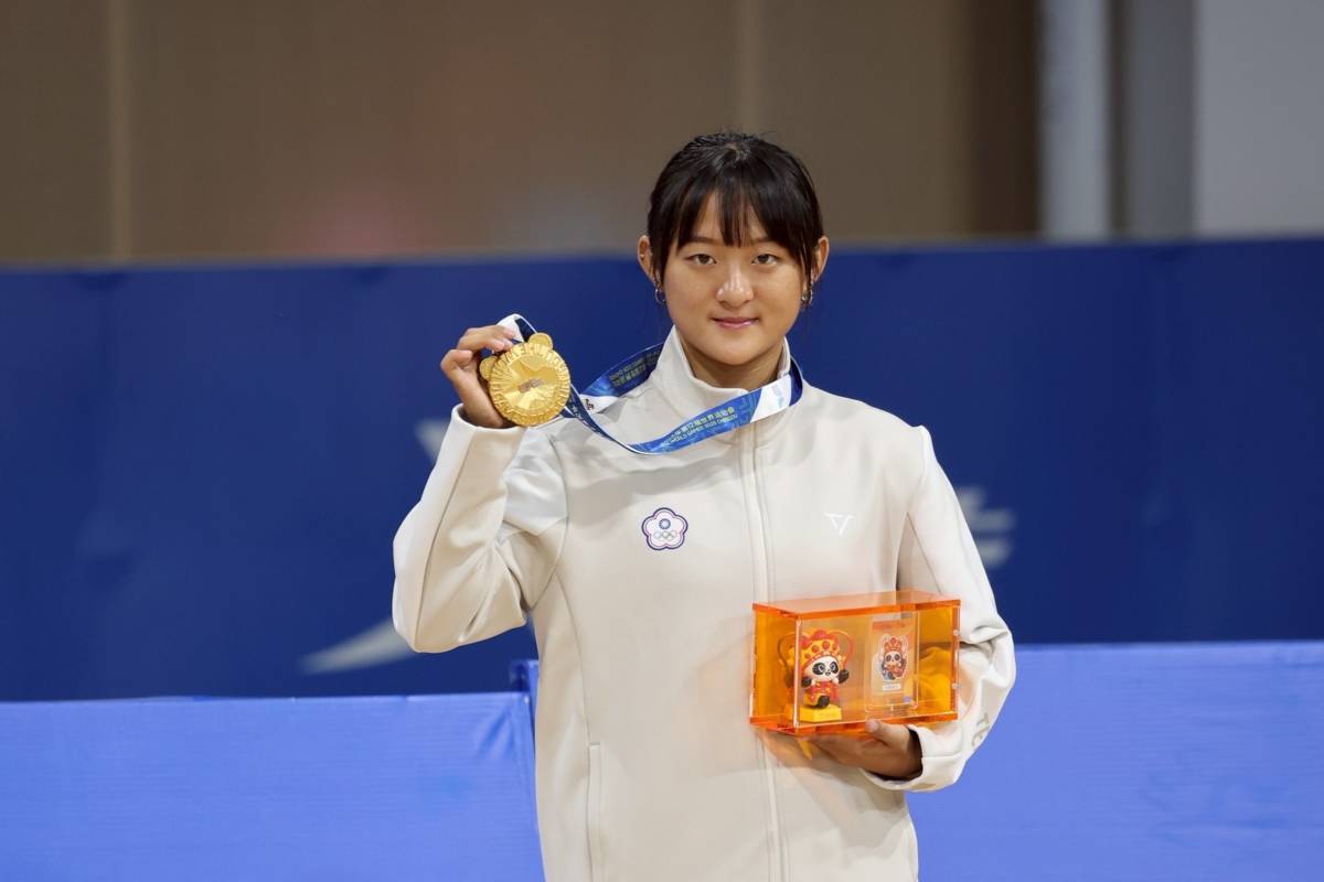 劉巧兮選手於比賽過程力壓各國好手最終摘下金牌 (體育署提供)