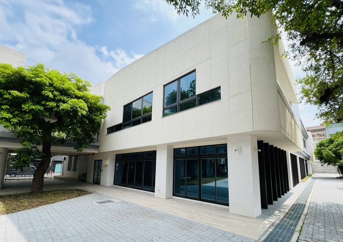 新竹國小附設幼兒園暨振興市民活動中心外觀。（新竹市政府提供）
