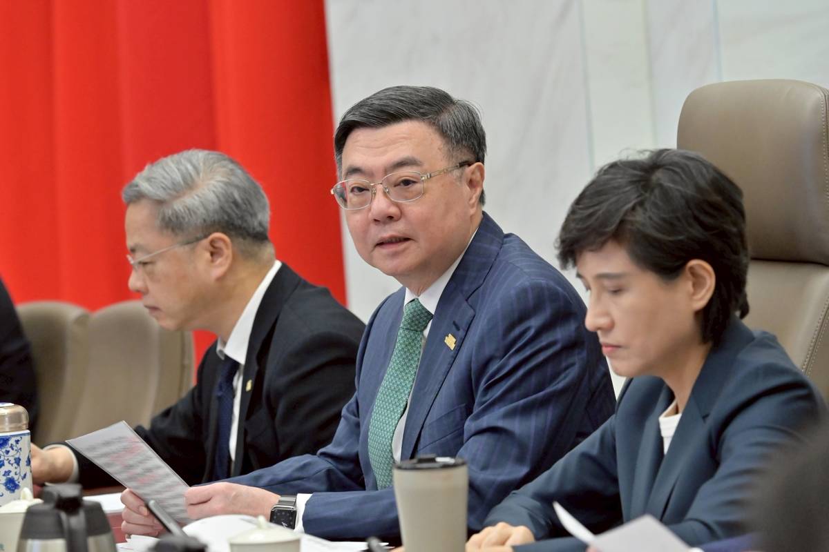 行政院院長卓榮泰主持行政院院會。(行政院提供)