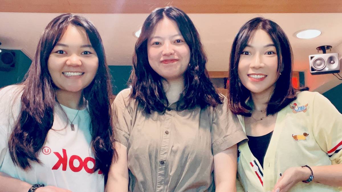 左起：若晴、Tracy、玉水
