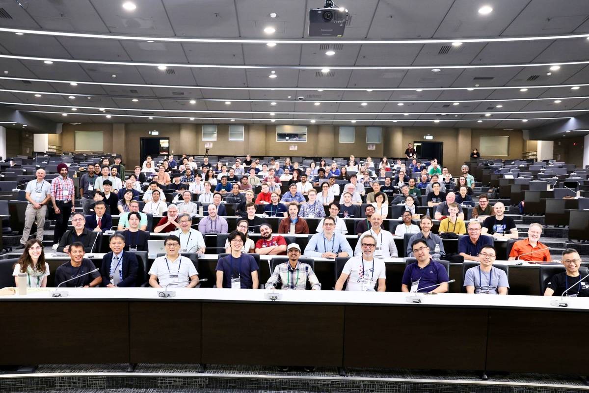 Initial Stages 2025 國際會議吸引近兩百位來自世界各地的科學家、年輕研究人員與學生齊聚一堂，共同交流高能量核子物理最新進展。(照片主辦單位提供)