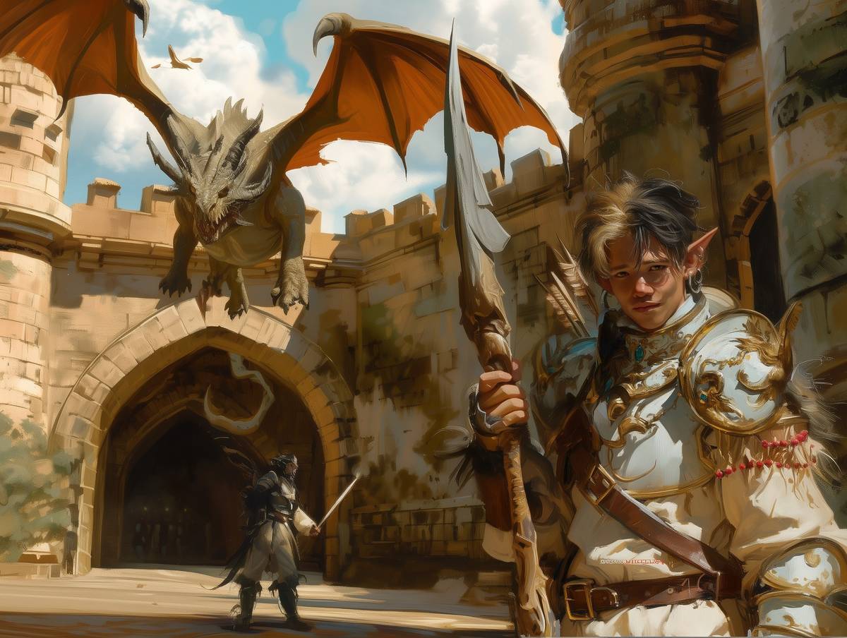 世斌老師把自己的學生變成中古世紀奇幻世界的屠龍戰士。