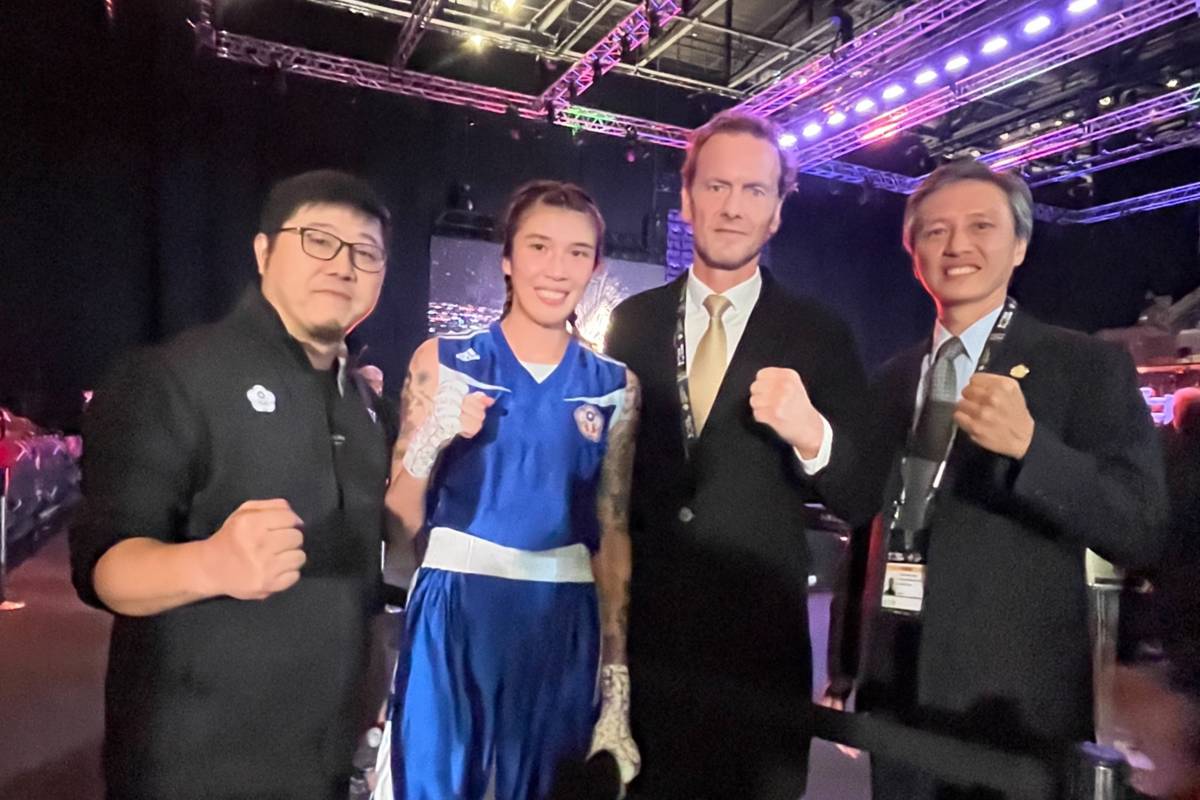 我國拳擊選手黃筱雯奪下世界拳擊錦標賽女子54公斤級金牌。（運動部提供）