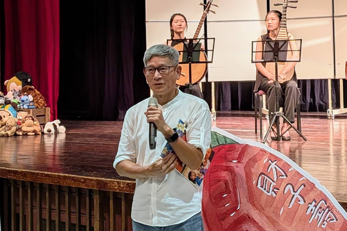 藝教館館長李泊言表示，繪本音樂會所導聆的作品，是4年前獲獎的繪本作品《疫夏新丁粄》