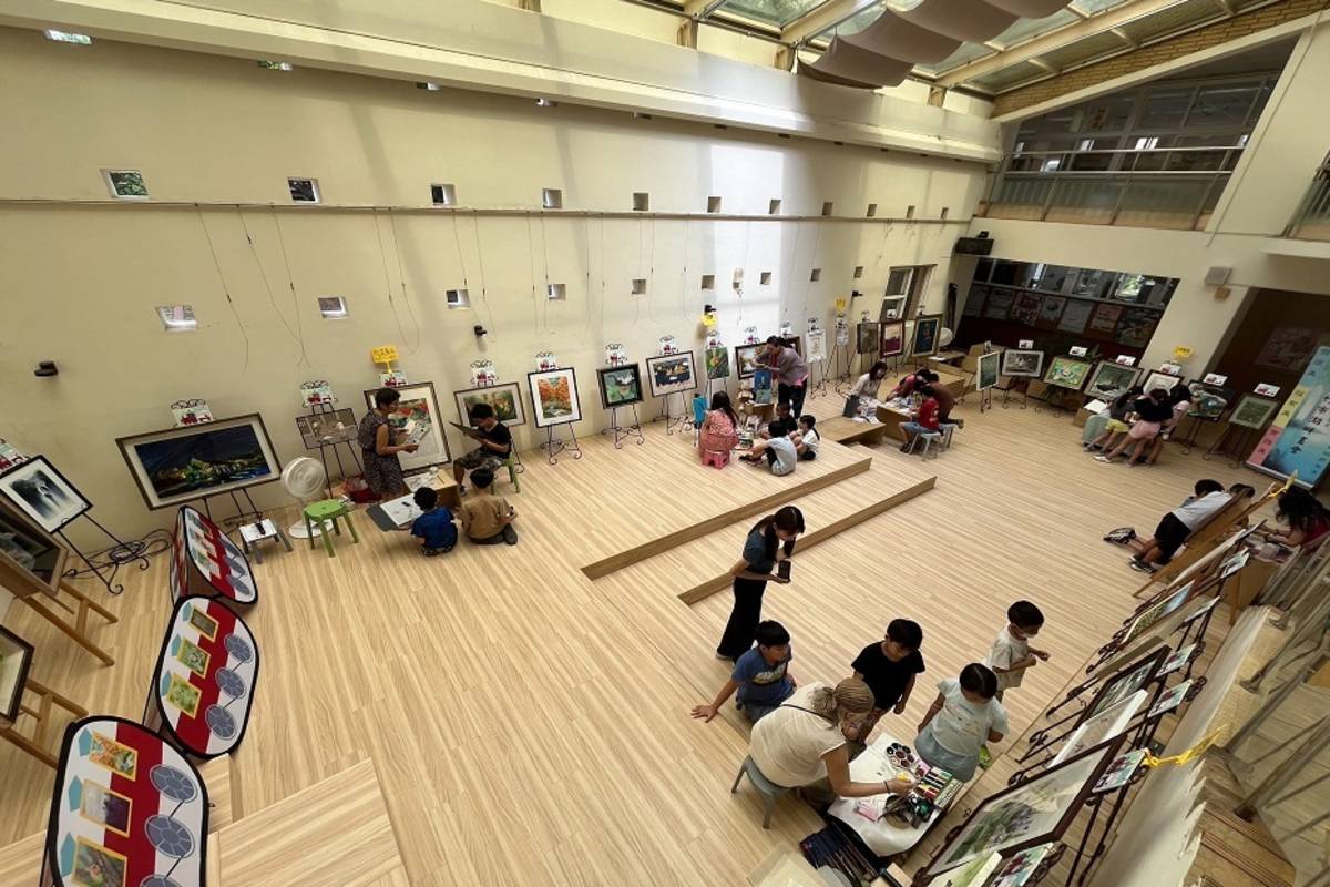 陽光國小書屋。（新竹市政府提供）