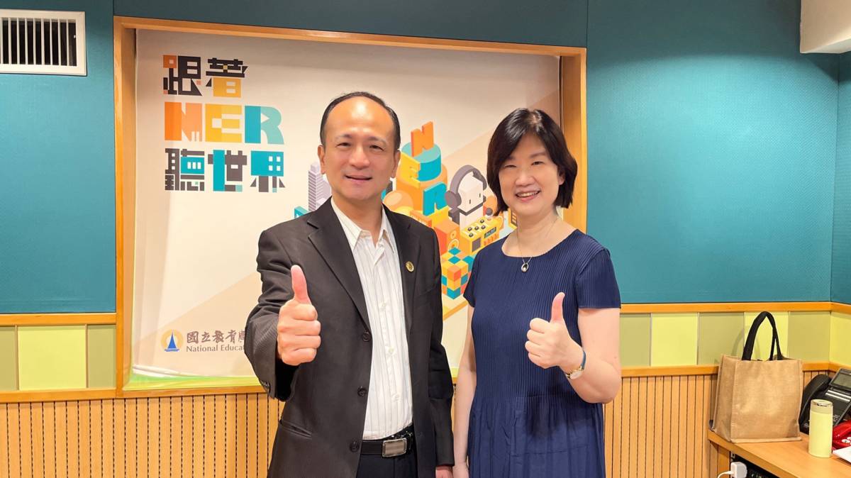 陳宥杉副校長  謝若男主持人