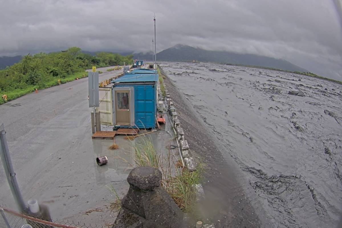 國有林防災應變及堰塞湖監測系統4號站馬鞍溪影像