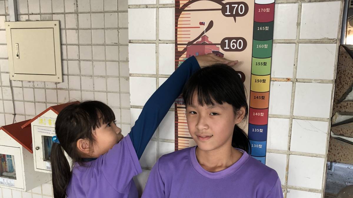 113學年度「視力保健績優學校遴選」-國小組特優-新北市淡水區竹圍國民小學-指導學生量身高選擇適合的桌椅