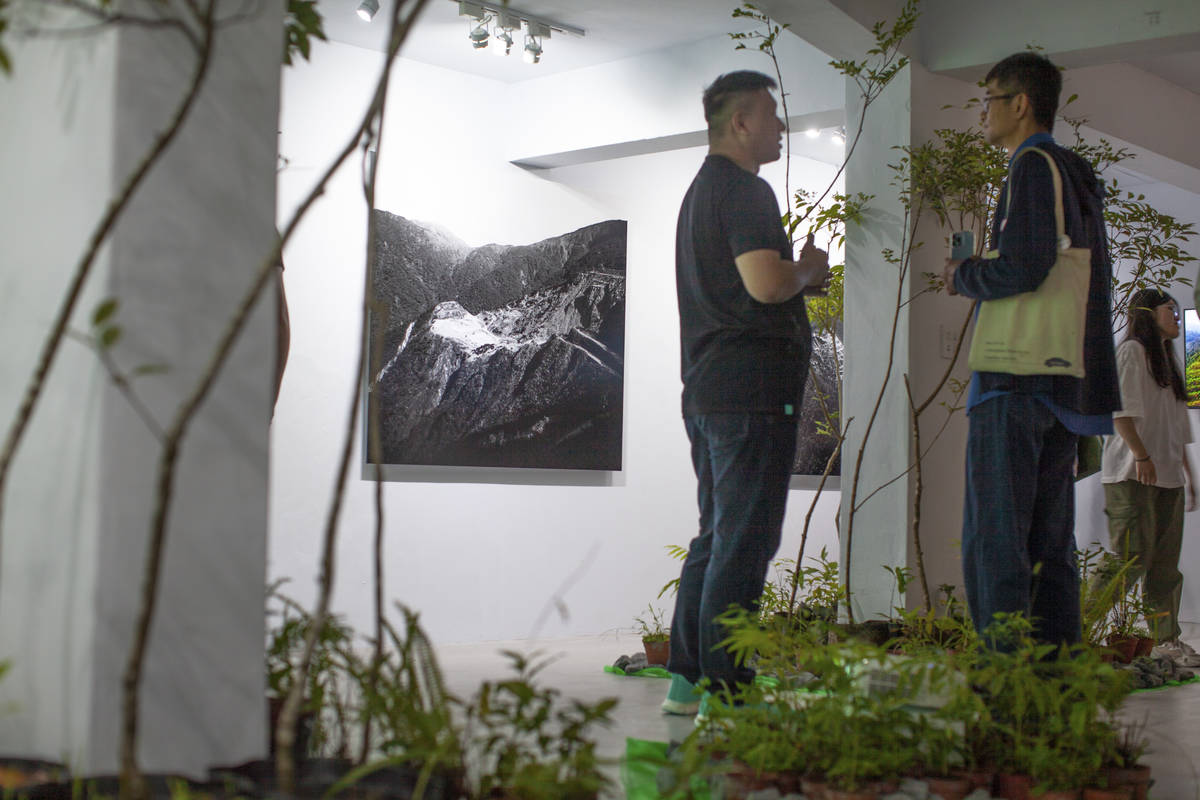 《山水宜花》好地下展覽現場3