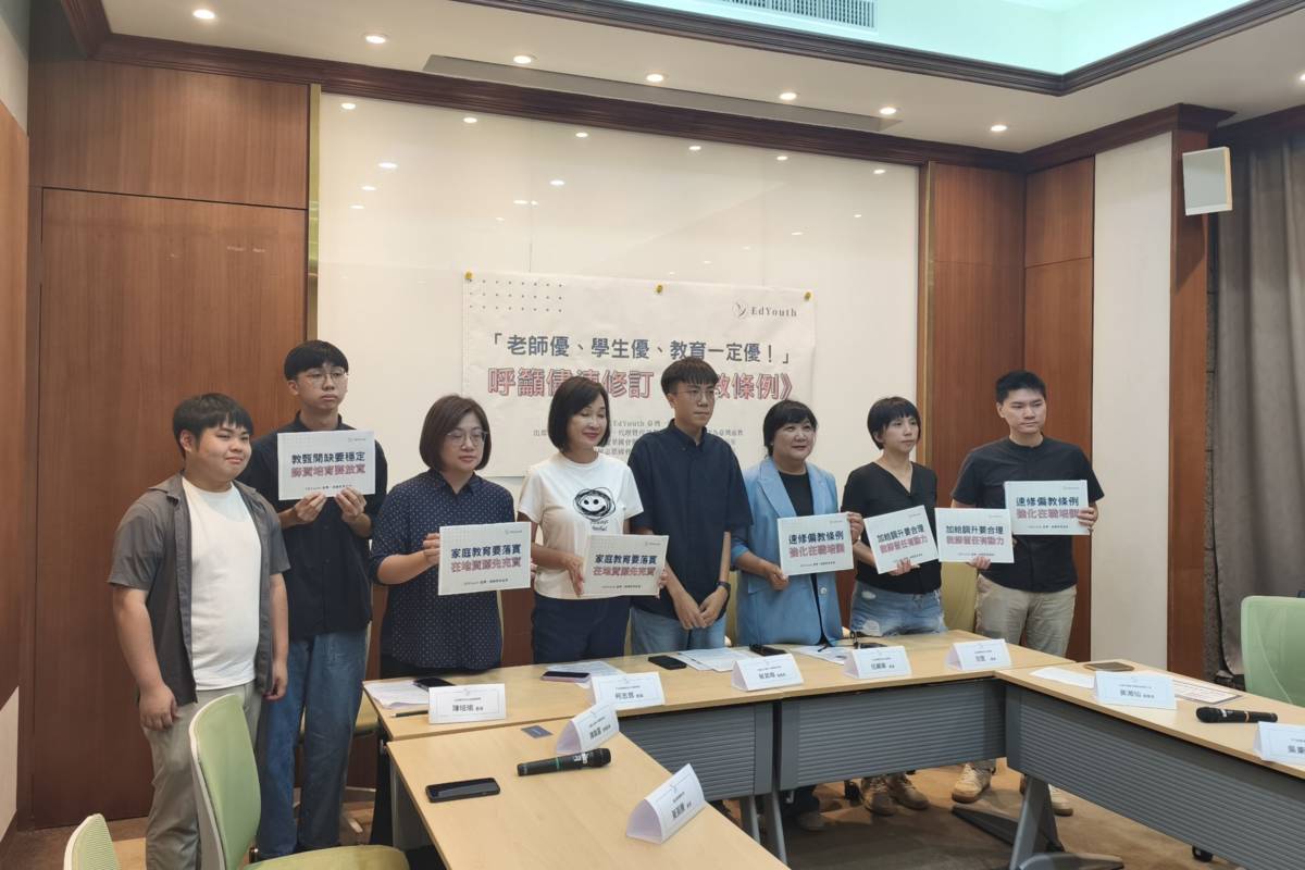 教師節將至 教團提五建議籲「老師好 學生才會好」