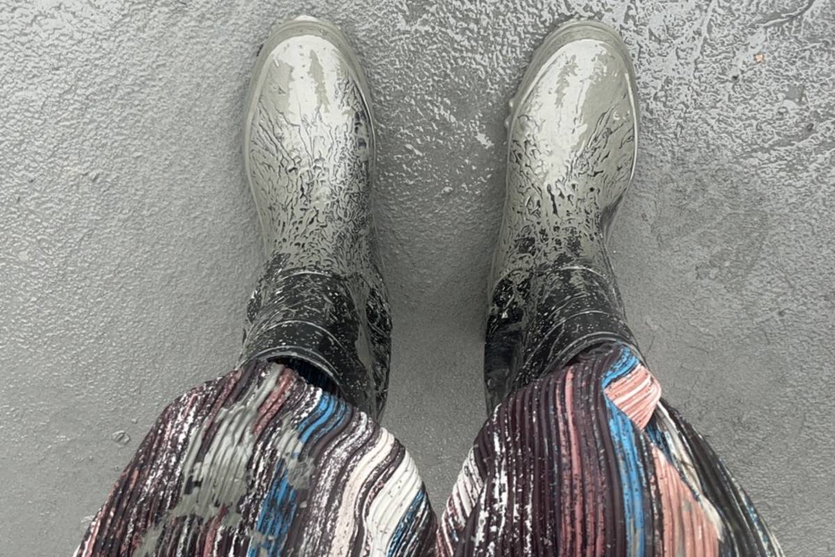 黃老師自拍清理後的雙腳