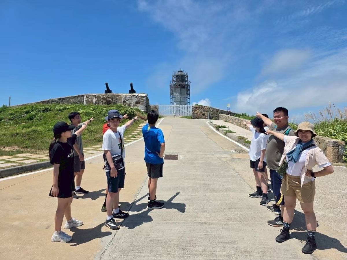 在馬祖進行實際探查
