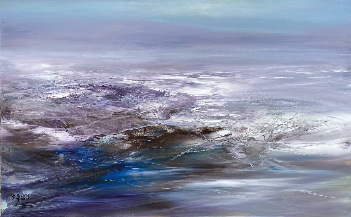 繪畫作品《寂靜之聲 大地春回》