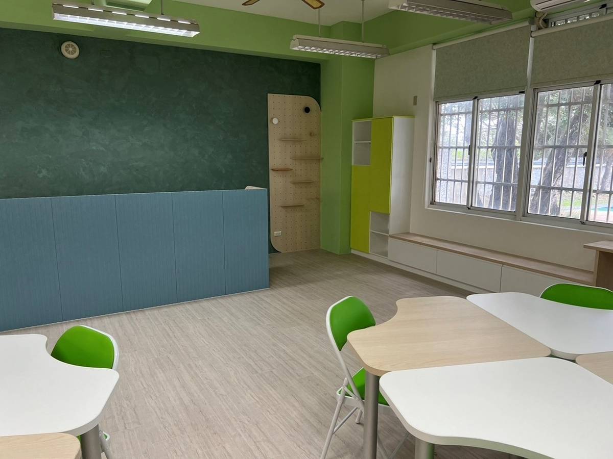新竹市新豐國中資源班教室設計兼具功能性與美感