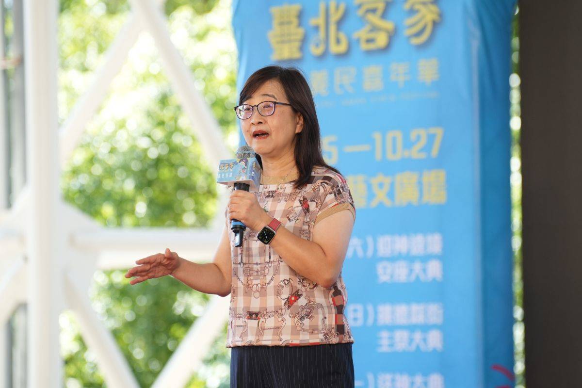 臺北市副市長林奕華表示，客家義民嘉年華是臺北市具有指標性的重要慶典