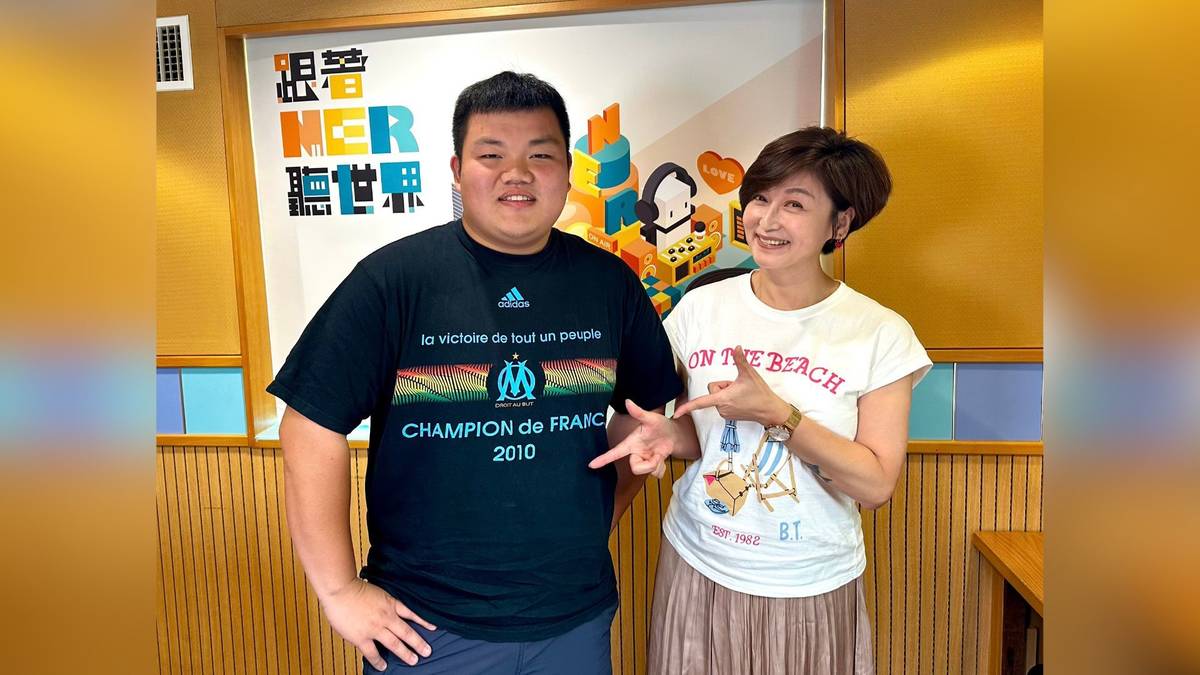 林維煜與鄒熹學姐。