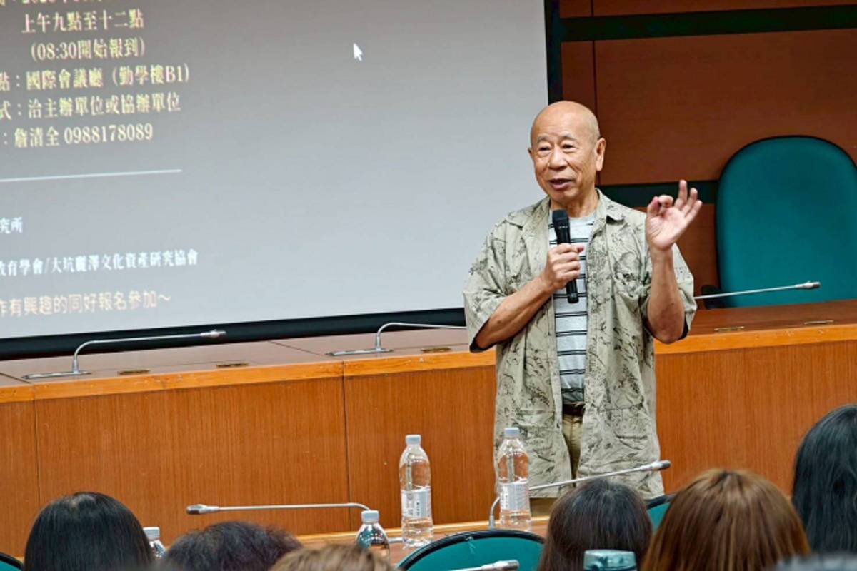 國際藝術家吳炫三分享藝術與生命的對話歷程.