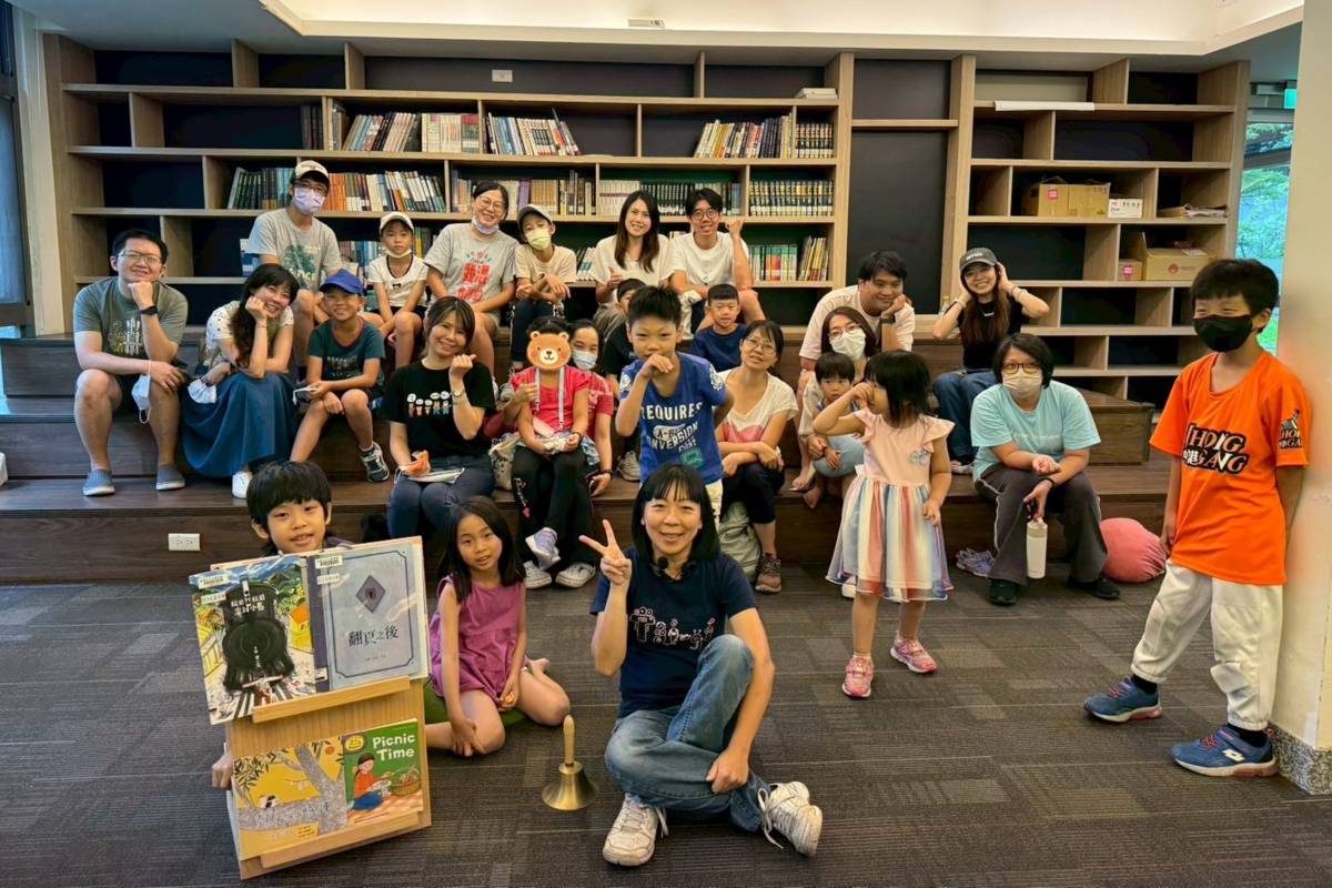 人權館兒童人權活動，圖為上一季人權繪本說故事台語場活動現場照。(人權館提供)