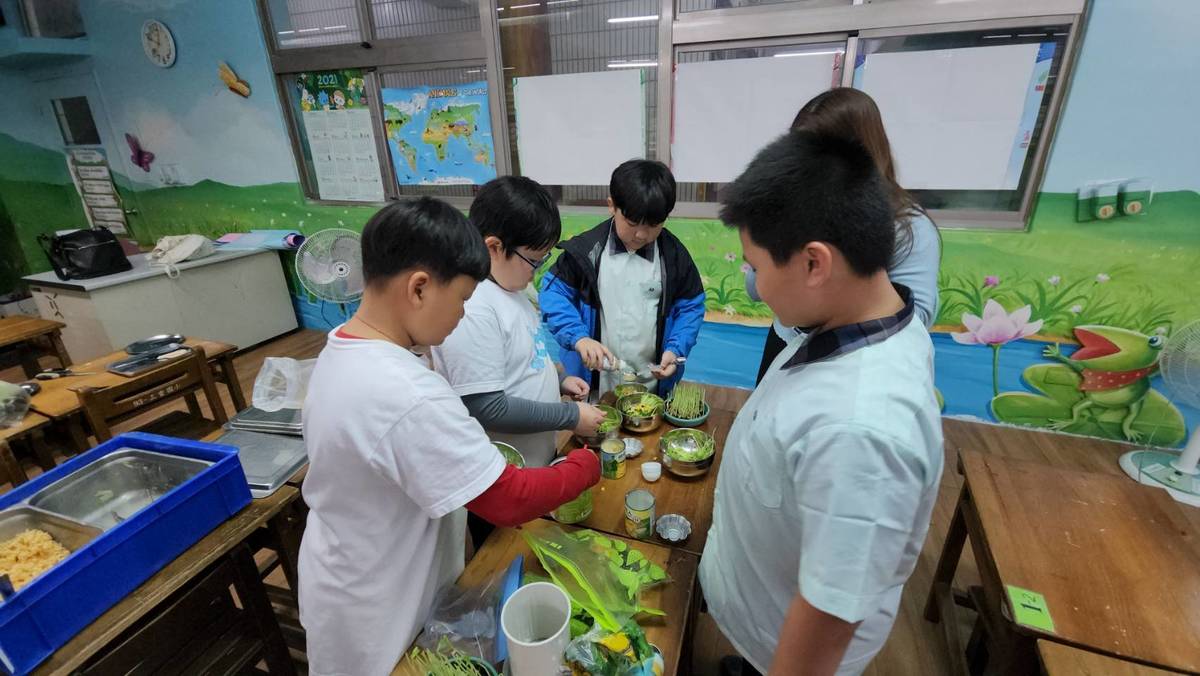 113學年度健康促進學校輔導計畫校園健康主播評選第五名-新北市三重國民小學-健康工作坊體位課程結合食農教育