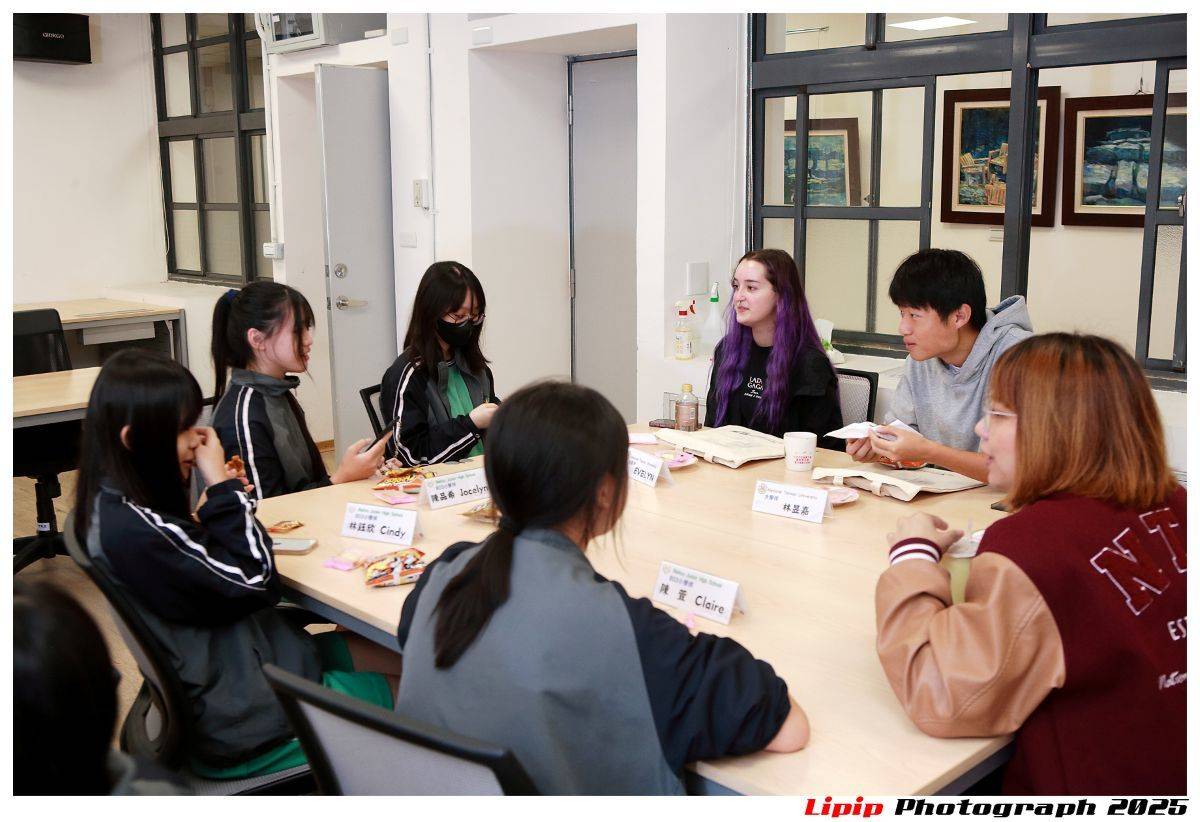 北投國中學生與國際學伴相見歡(照片來源:國際學伴ICL計畫臉書粉專)
