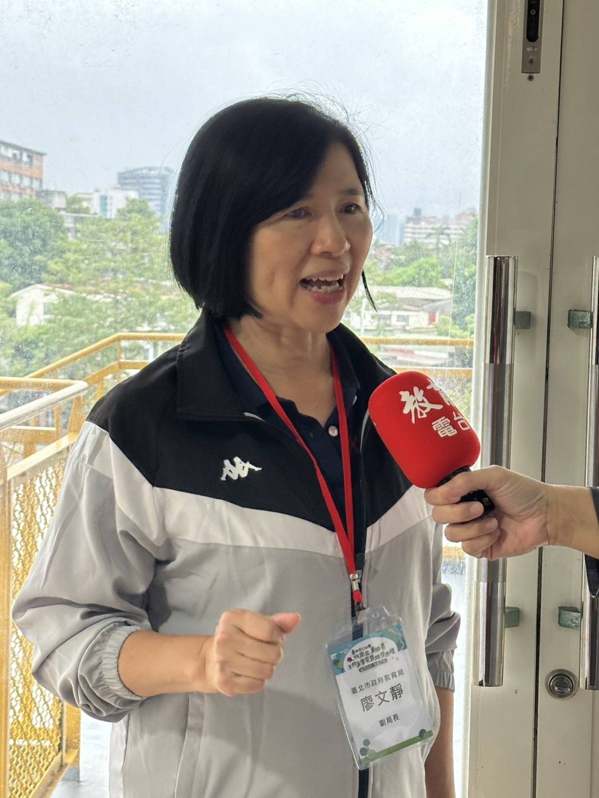 臺北市教育局副局長廖文靜表示，透過桌球活動促進跨世代間的理解和溝通