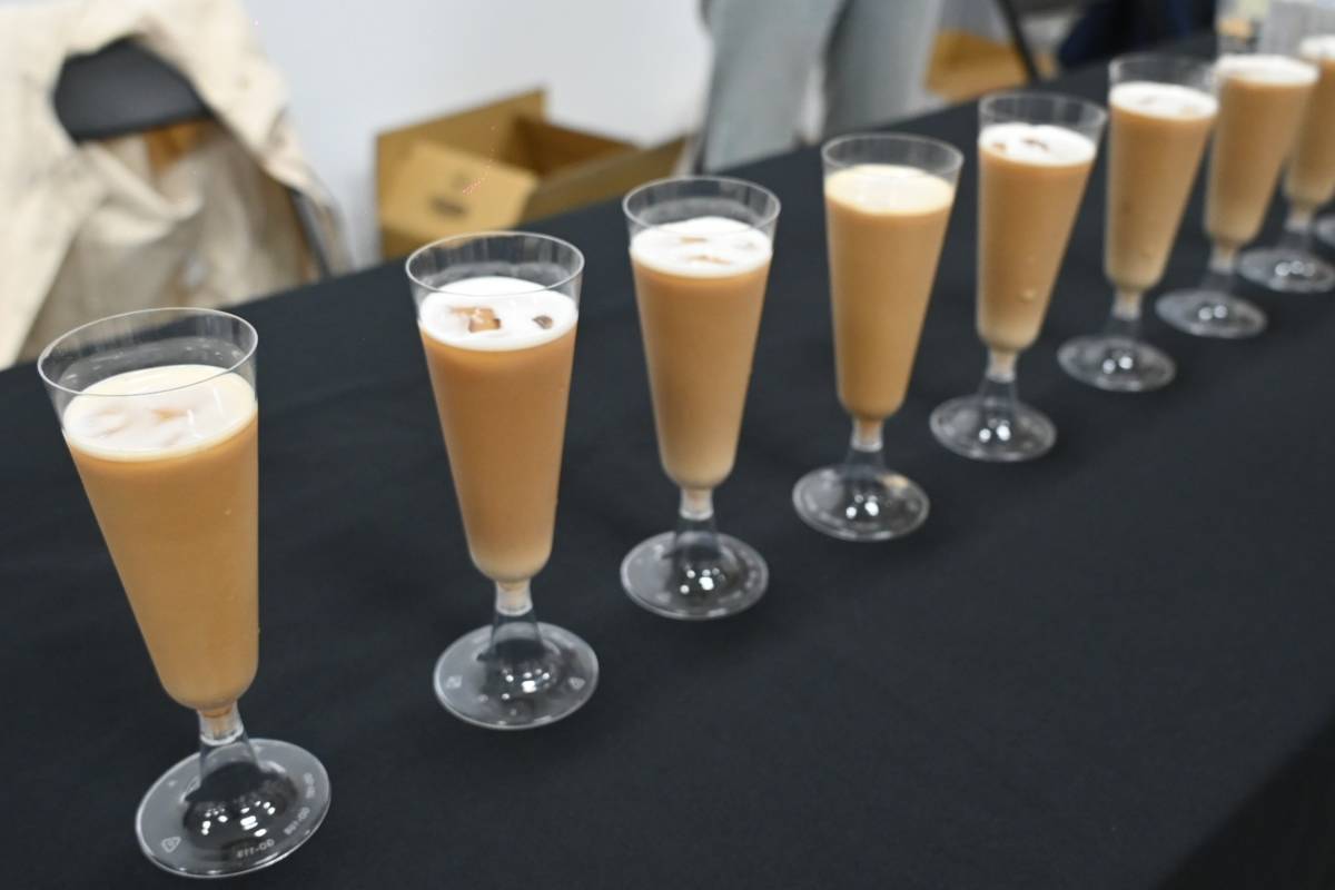 比賽會場飄著濃濃的咖啡香